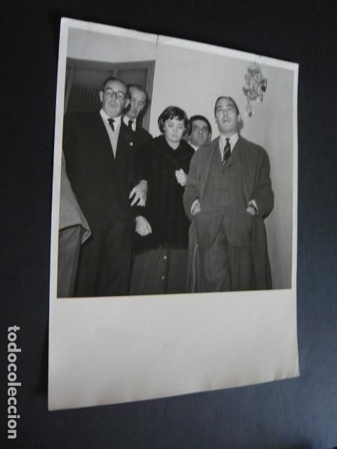 Cine: MADRID VIUDA DE TYRONE POWER ACTOR ANTIGUA FOTOGRAFIA ORIGINAL 24 X 18 CM