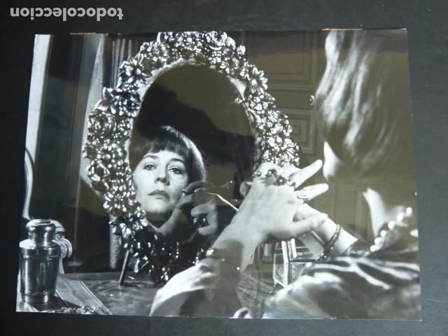 Cinema: ANNIE GIRARDORT ACTRIZ ANTIGUA FOTOGRAFIA ORIGINAL 18 X 24 CM