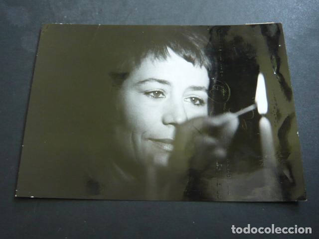 Cin&eacute;ma: ANNIE GIRARDORT ACTRIZ ANTIGUA FOTOGRAFIA ORIGINAL 18 X 13 CM