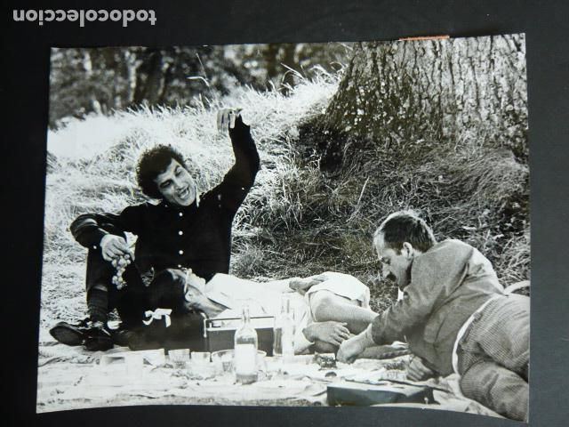 Kino: KONSTANTINOS PAPAGEORGIOU Y ANASTASIOS MARGETIS ACTORES ANTIGUA FOTOGRAFIA ORIGINAL 18 X 24 CM