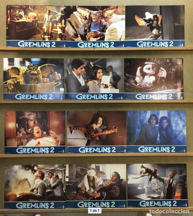 Cin&eacute;ma: AFK52 GREMLINS 2 PHOEBE CATES JOE DANTE SET COMPLETO 12 FOTOCROMOS ORIGINAL ESTRENO