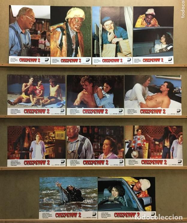 Cin&eacute;ma: AFK54 CREEPSHOW 2 STEPHEN KING SET COMPLETO 12 FOTOCROMOS ORIGINAL ESTRENO