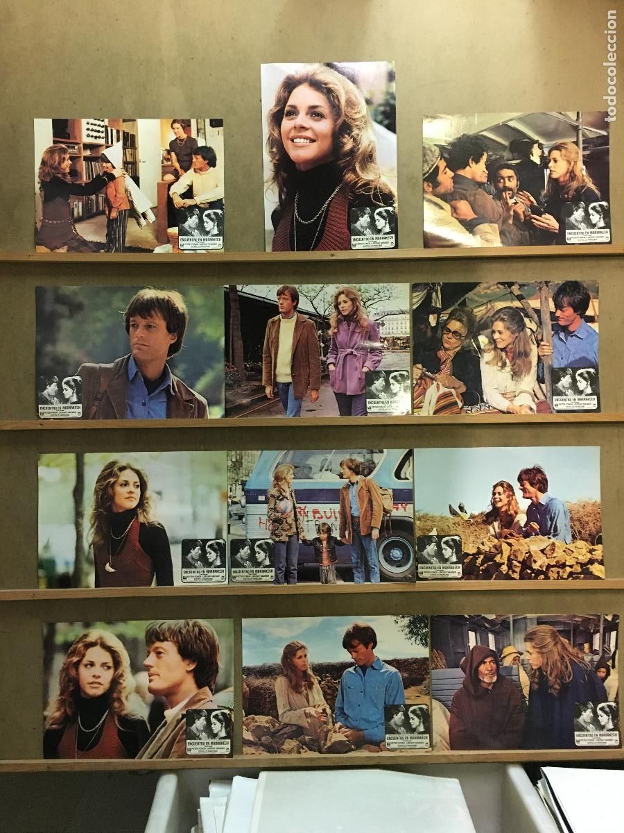 Cinema: AFK63 ENCUENTRO EN MARRAKECH PETER FONDA LINDSAY WAGNER SET COMPLETO 12 FOTOCROMOS ORIGINAL ESTRENO