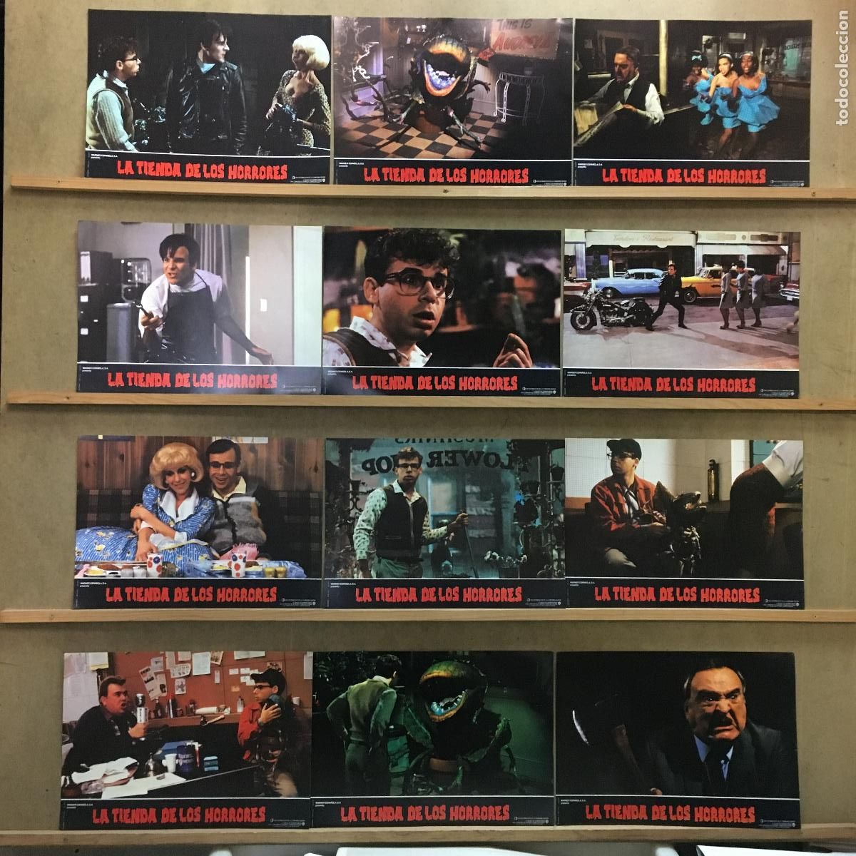 Cinema: AFK67 LA TIENDA DE LOS HORRORES RICK MORANIS FRANK OZ SET COMPLETO 12 FOTOCROMOS ORIGINAL ESTRENO h2