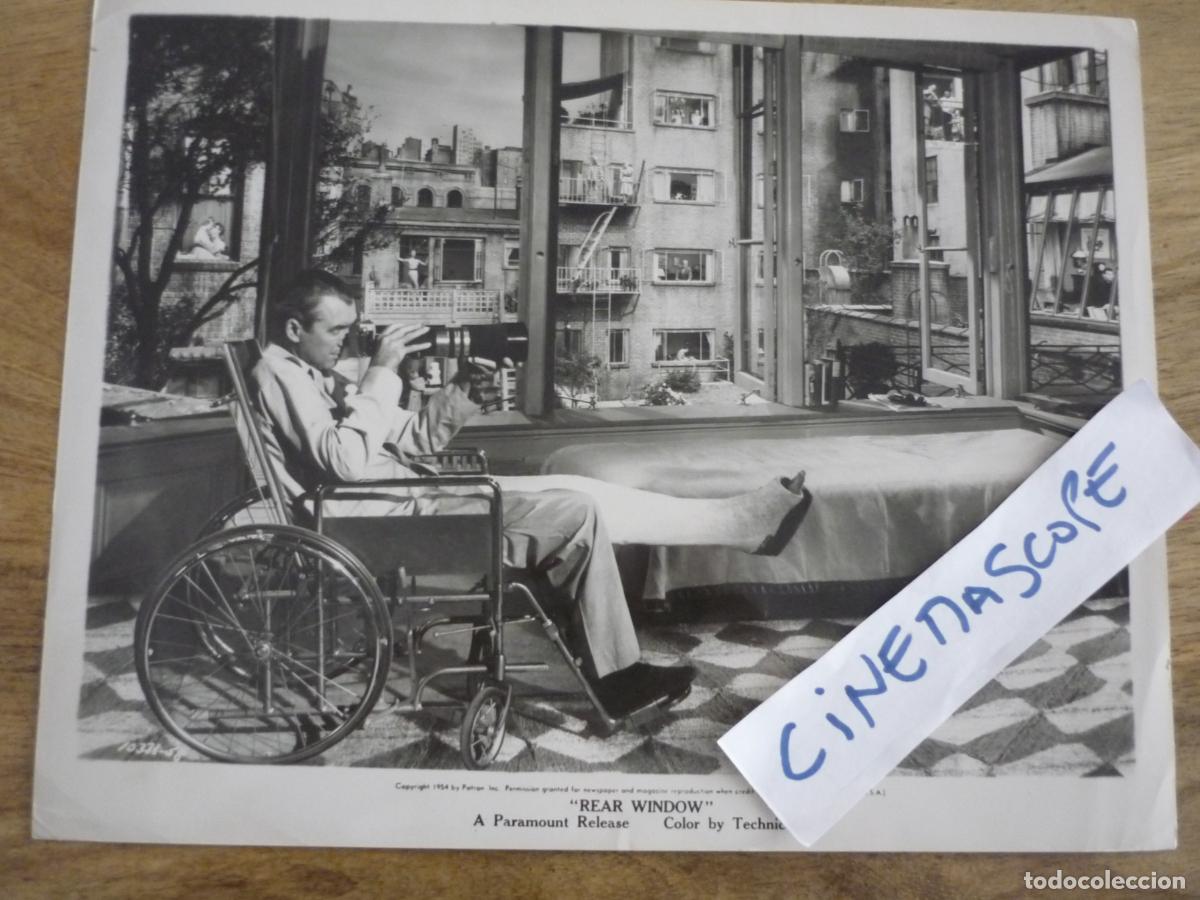 Cine: la ventana indiscreta - foto original b/n - james stewart alfred hitchcock Rear Window