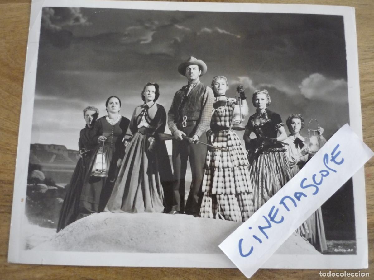 Cine: caravana de mujeres - foto original b/n - robert taylor denise darcel Westward the Women