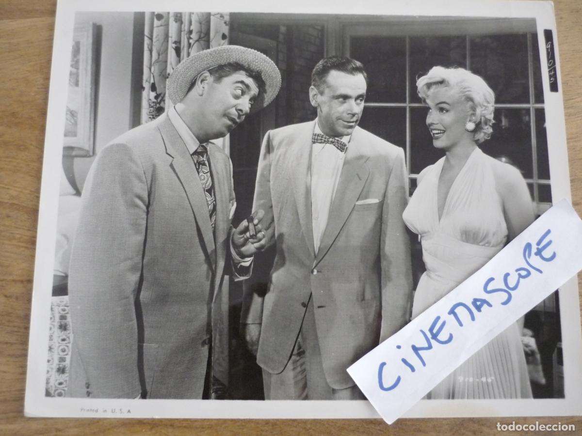 Cine: la tentacion vive arriba - foto original b/n - marilyn monroe tom ewell The Seven Year Itch