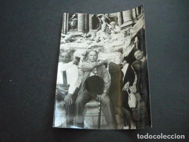 Cinema: VIAJE A ROMA ROMANCE INCLUIDO ESCENA DE LA PELICULA ANTIGUA FOTOGRAFIA ORIGINAL 12 X 18 CM