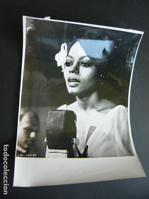 Cine: DIANA ROSS EN LA PELICULA LADY SINGS THE BLUES ANTIGUA FOTOGRAFIA ORIGINAL 18 X 24 CM
