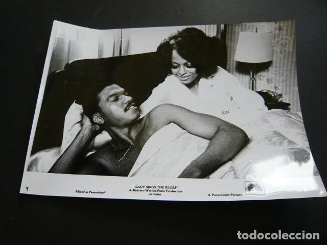 Cine: DIANA ROSS ACTRIZ EN PELICULA LADY SINGS THE BLUES ANTIGUA FOTOGRAFIA ORIGINAL 18 X 24 CM