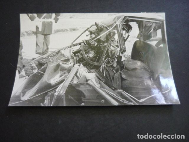Cine: RALLYE DE MONTECARLO CIRCUITO AUTOMOVILISMO ACCIDENTE 1966 ANTIGUA FOTOGRAFIA ORIGINAL 18 X 12 CM