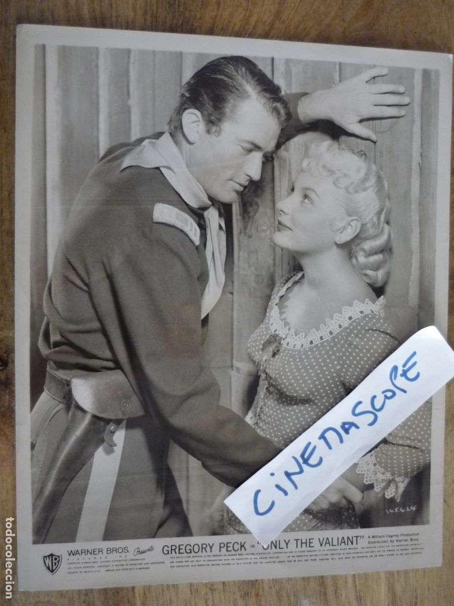 Cine: solo el valiente - foto original b/n - gregory peck barbara payton Only the Valiant Gordon Douglas