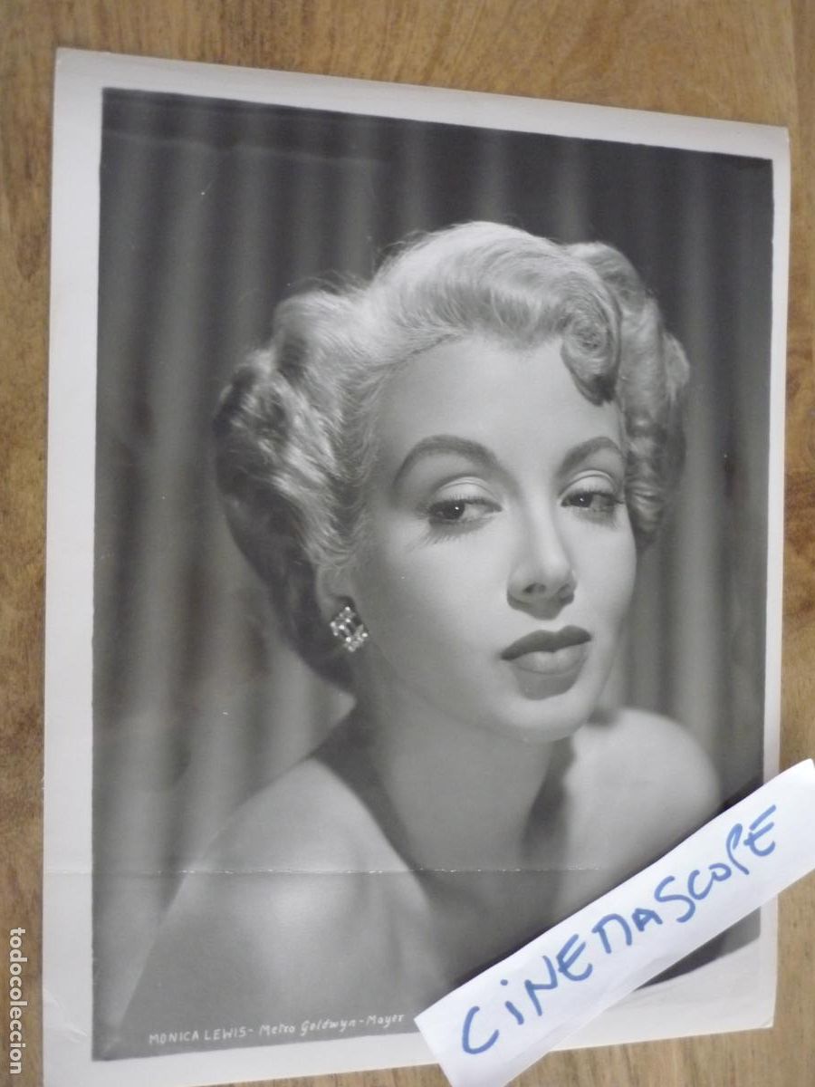 Cine: monica lewis - foto original b/n - metro goldwyn mayer actress