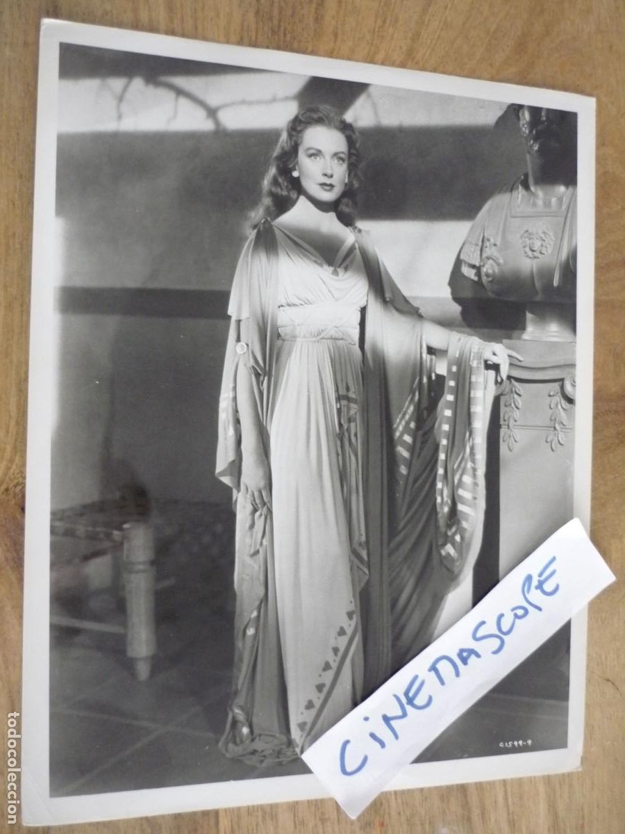 Cine: deborah kerr - foto original b/n - british film actress - julius caesar - Joseph L. Mankiewicz