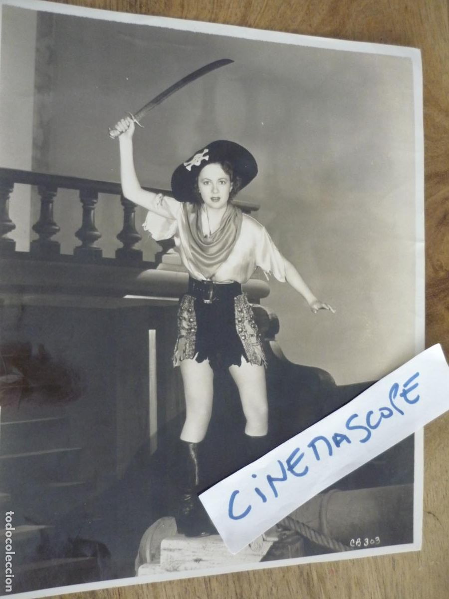Cine: olivia de havilland - foto original b/n - captain blood