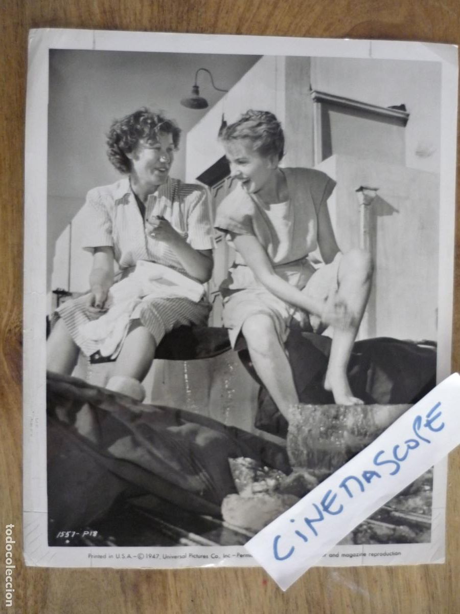 Cine: joan fontaine - foto original b/n - virginia tutwiler vestuario Carta de una desconocida