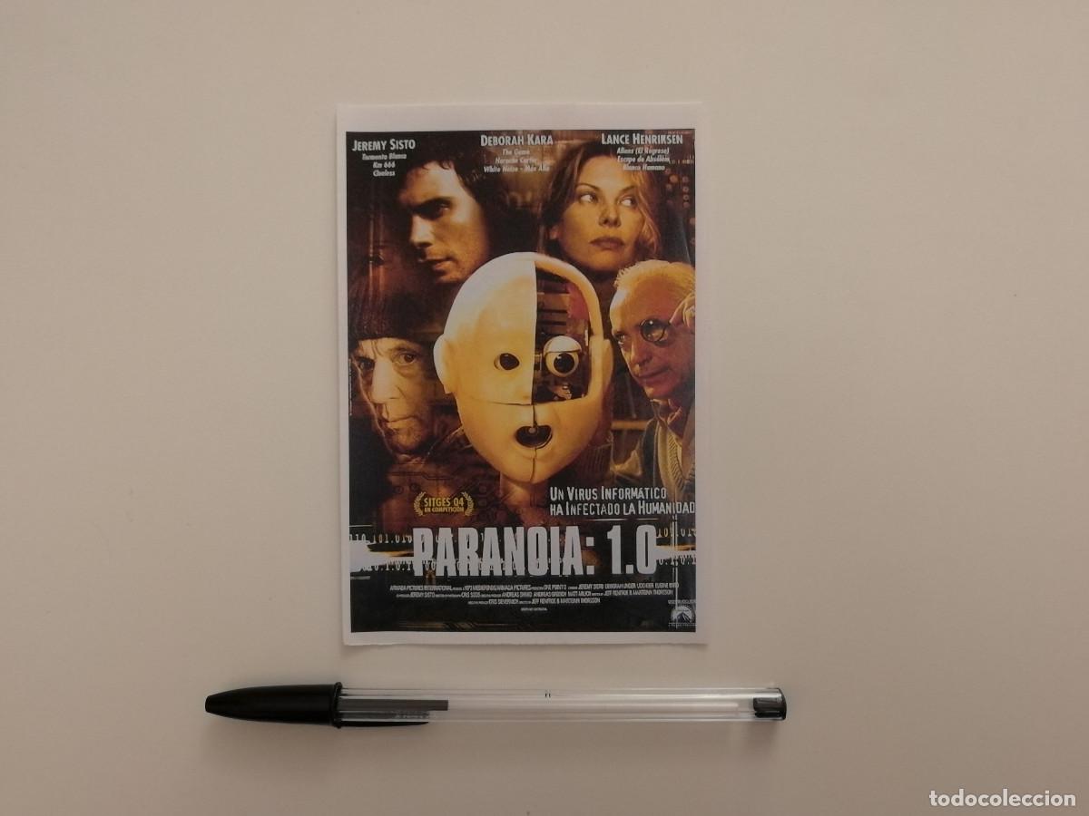 Cine: IMPRESO PAPEL -9*13- Paranoia 1.0 - CIENCIA FICCION - UDO KIER