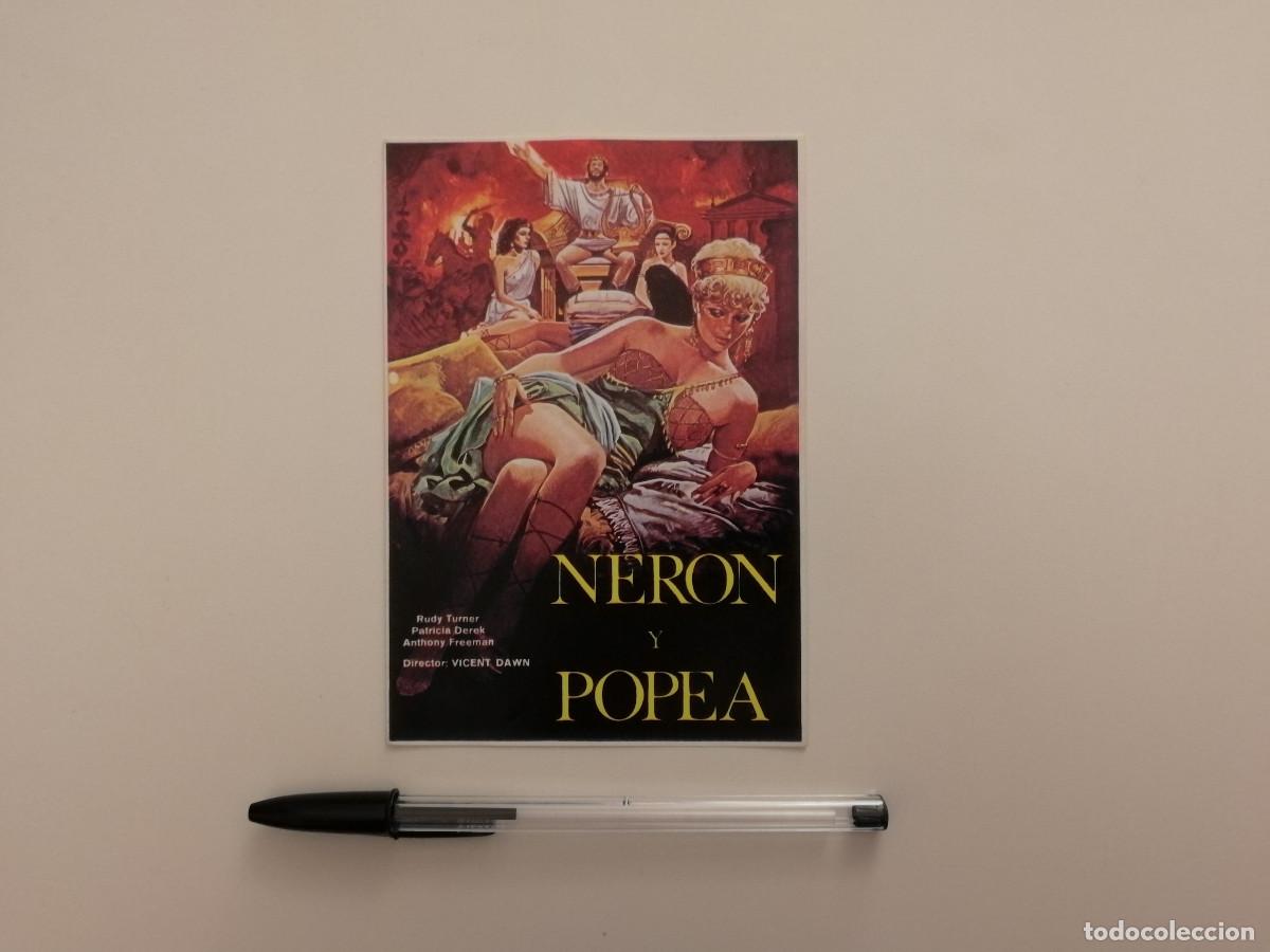 Cine: IMPRESO PAPEL -10*15- NERON Y POPEA - PEPLUM - Bruno Mattei