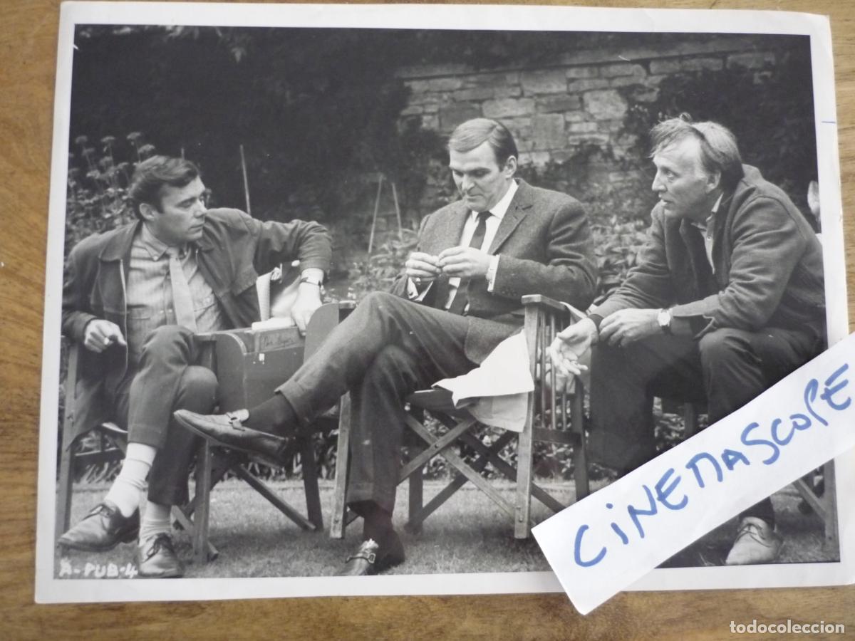 Cine: joseph losey - foto original b/n - dirk bogarde stanley baker rodaje accidente accident