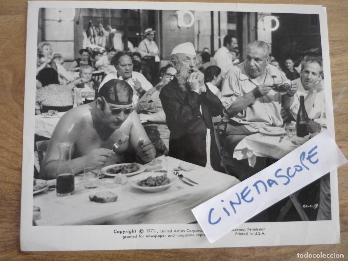Cine: roma - foto original b/n - federico fellini - escena del film