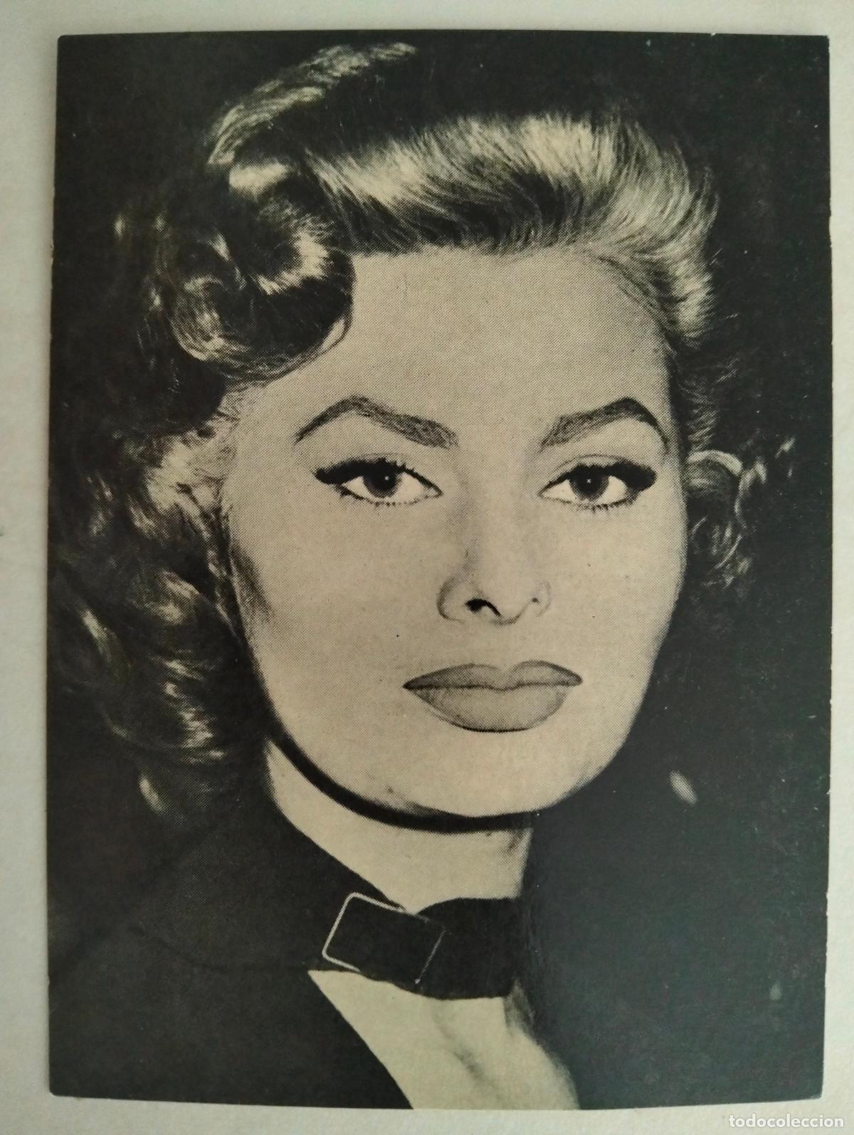 Cine: TARJETAS FLORITA N&ordm; 72, SOFIA LOREN
