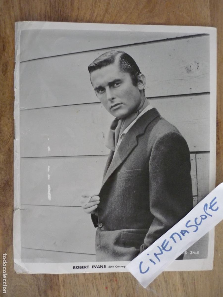 Cine: robert evans - foto original b/n - productor cine 20th century fox