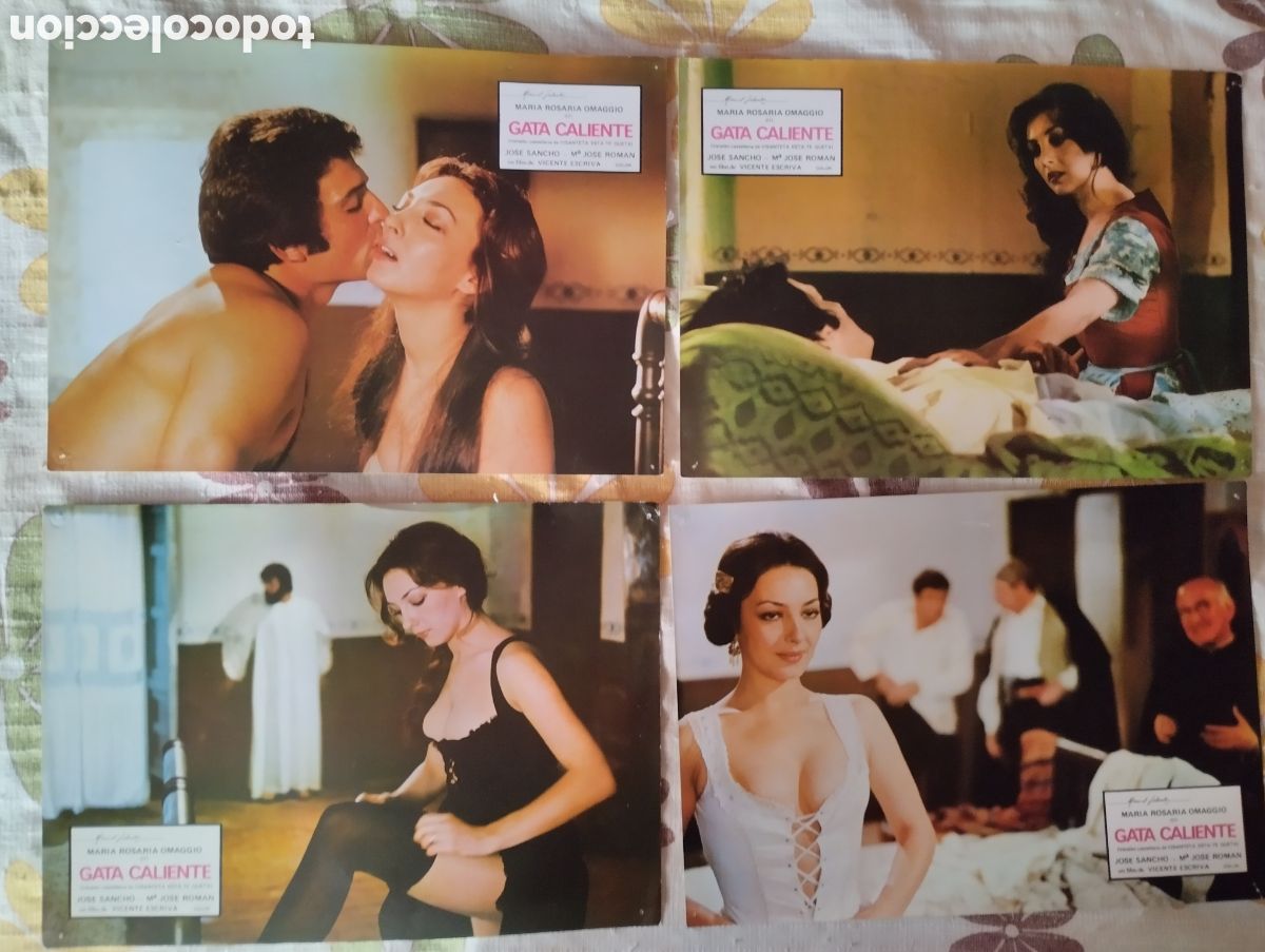 Cine: 12 FOTOCROMOS - LA GATA CALIENTE - SET COMPLETO