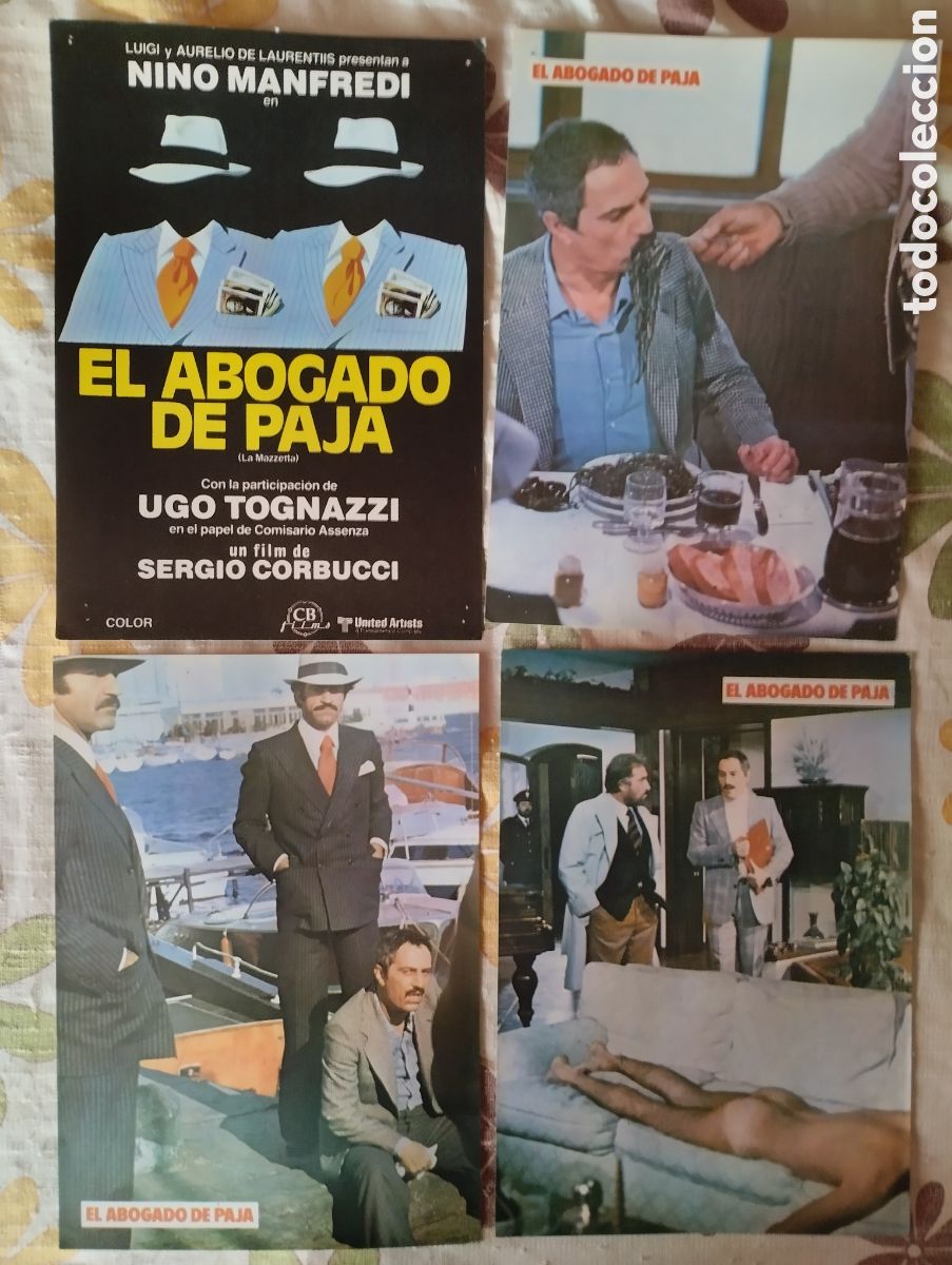 Cine: 12 FOTOCROMOS - EL ABOGADO DE PAJA - SET COMPLETO
