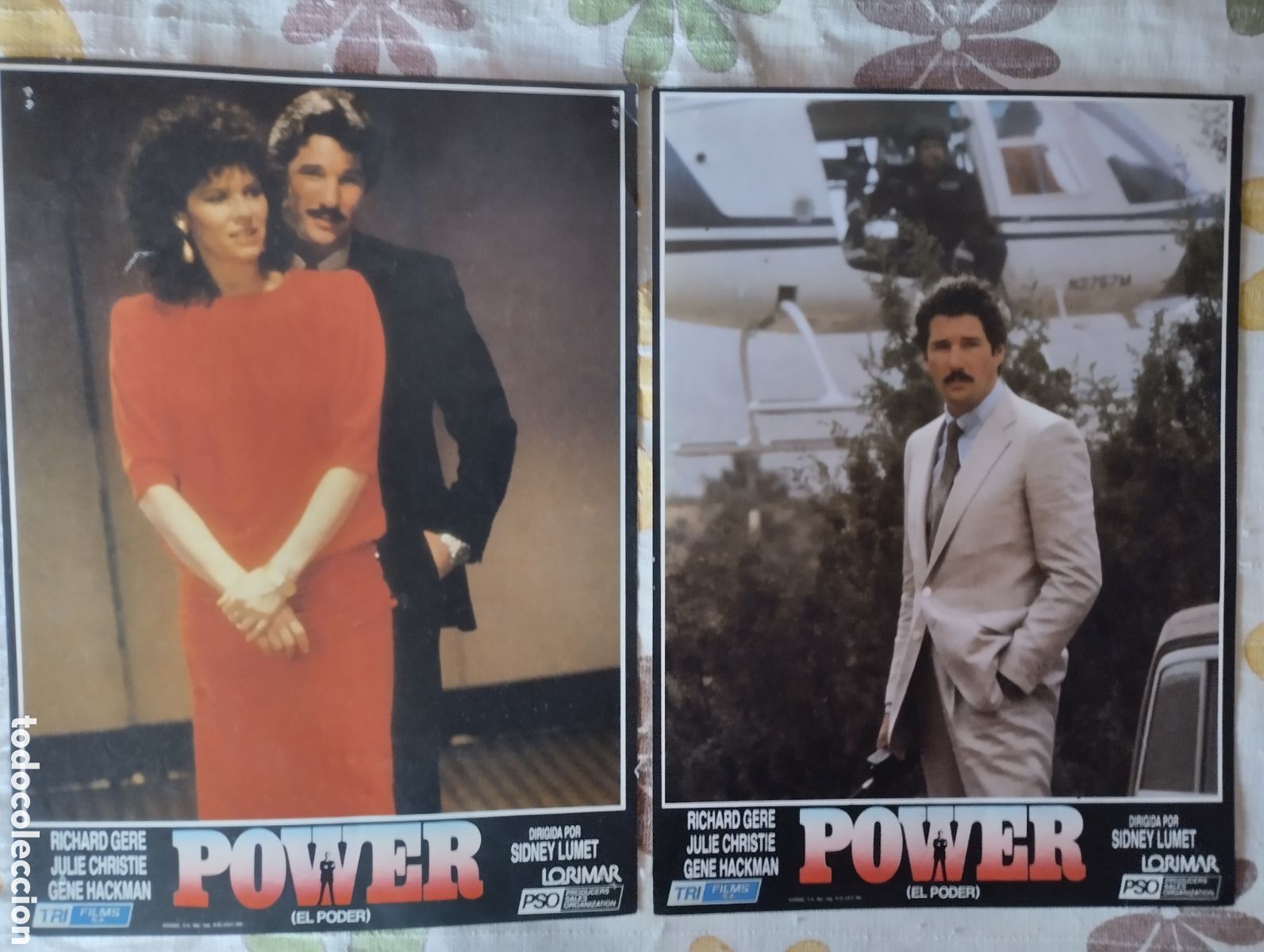Cine: 12 FOTOCROMOS - POWER - RICHARD GERE - SET COMPLETO