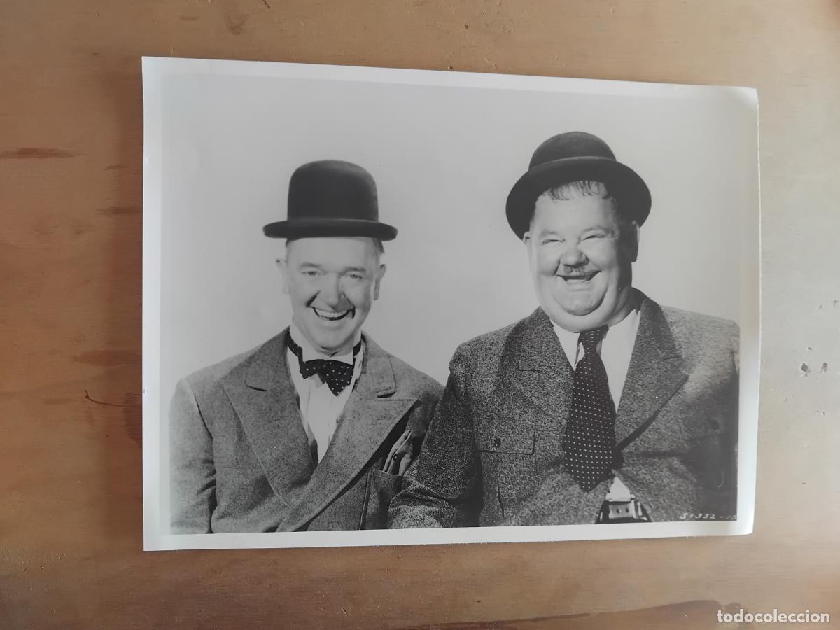 Cine: FOTOGRAFIA DE STAN LAUREL Y OLIVER HARDY. METRO GOLDWYN MAYER
