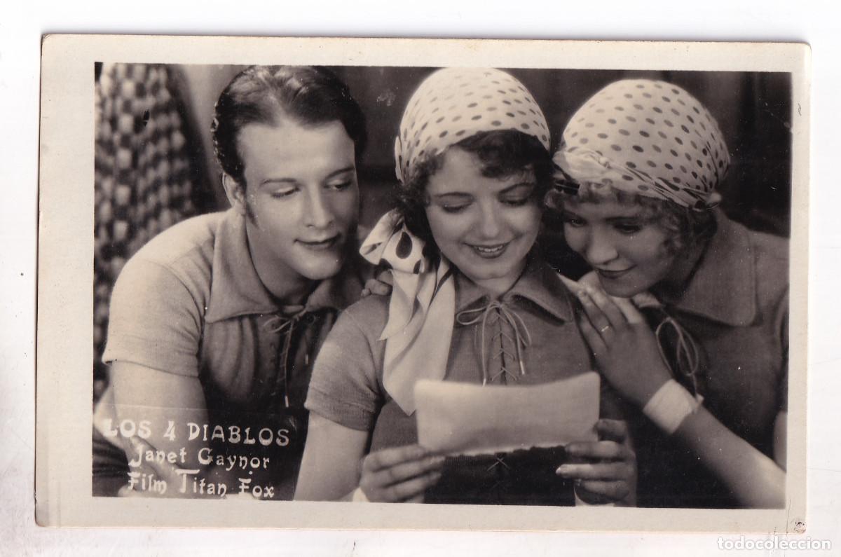 Cine: FOTOGRAF&Iacute;A. LOS 4 DIABLOS. JANET GAYNOR. FILM TITAN FOX