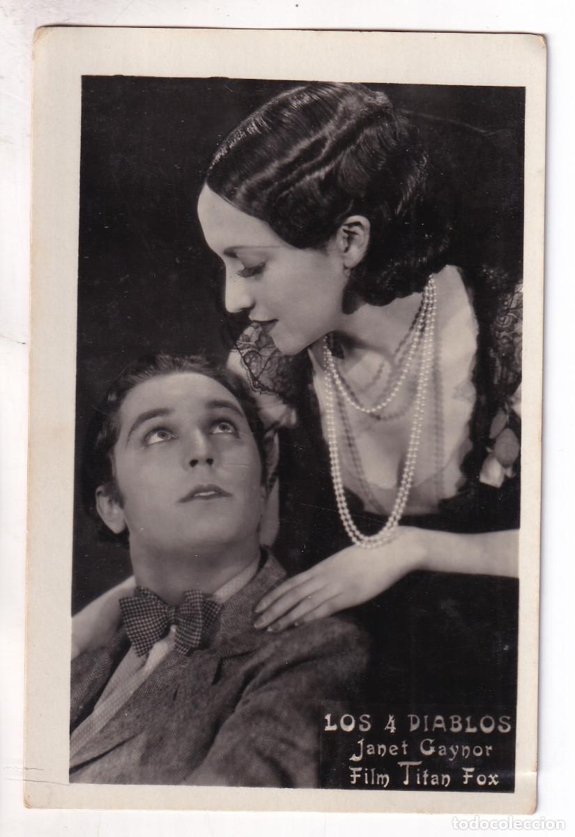 Cine: FOTOGRAF&Iacute;A. LOS 4 DIABLOS. JANET GAYNOR. FILM TITAN FOX