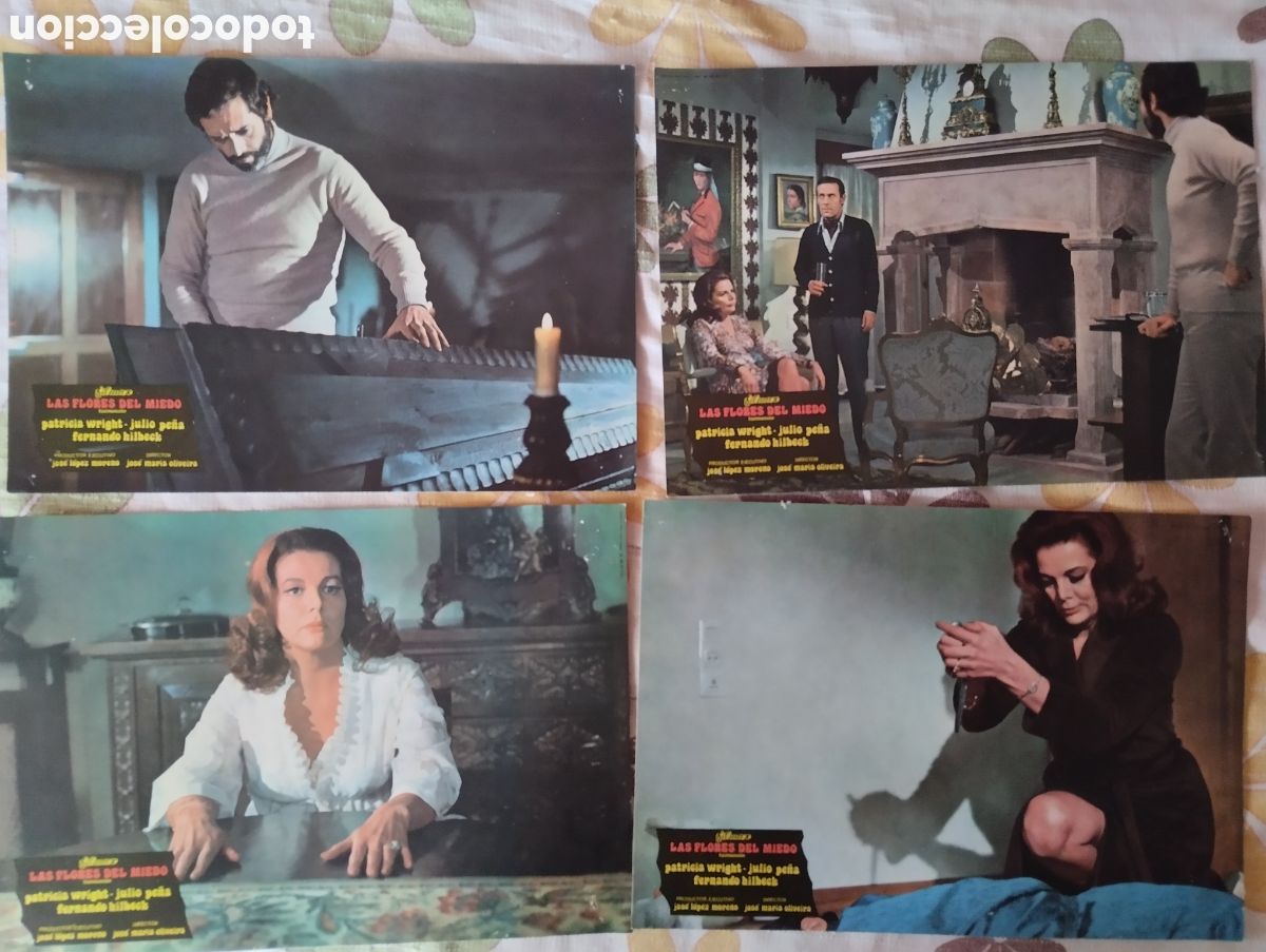 Cine: 12 FOTOCROMOS - LAS FLORES DEL MIEDO - SET COMPLETO