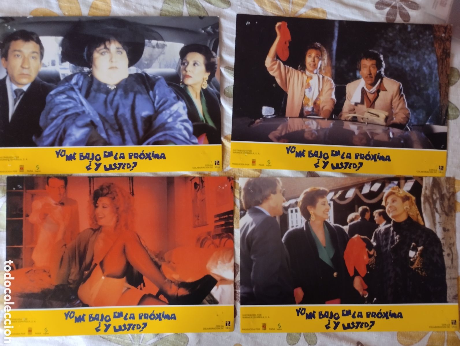 Cine: 12 FOTOCROMOS - YO ME BAJO EN LA PR&Oacute;XIMA Y USTED? - CONCHA VELASCO- SET COMPLETO