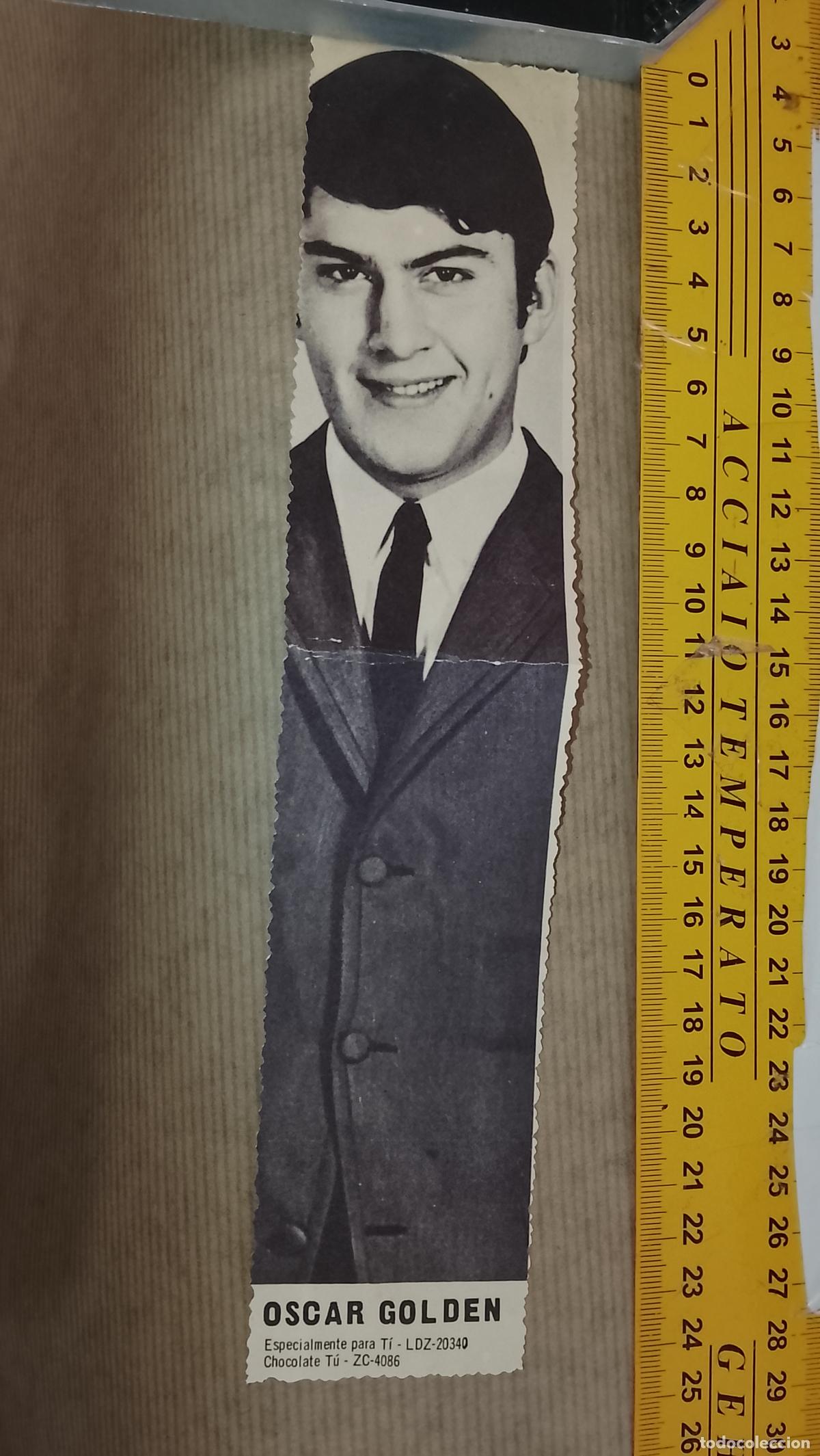 Cine: TROQUELADO MUSICA CANTANTE PAPEL TIPO CROMO A&Ntilde;OS 60 - OSCAR GOLDEN