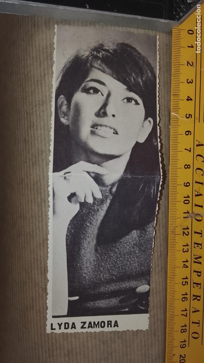 Cine: TROQUELADO MUSICA CANTANTE PAPEL TIPO CROMO A&Ntilde;OS 60 - LYDA ZAMORA