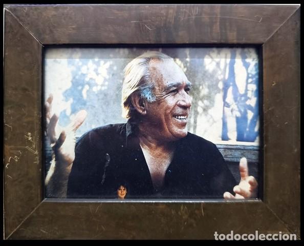 Cine: LAMINA ENMARCADA CON CRISTAL FOTOGRAFIA DEL ACTOR ANTHONY QUINN - CUADRO-1143