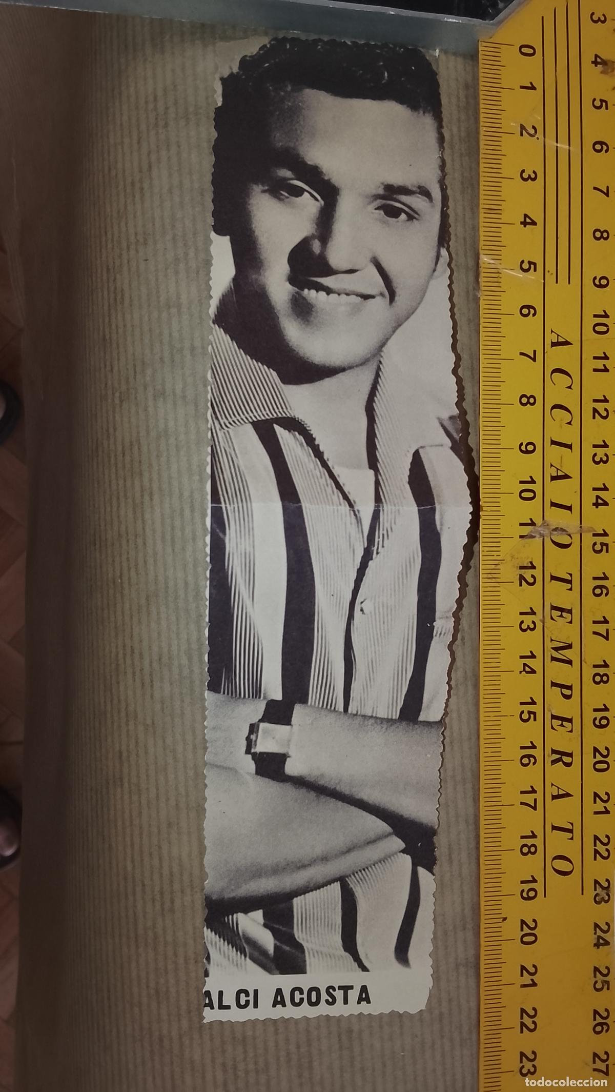 Cine: TROQUELADO MUSICA CANTANTE PAPEL TIPO CROMO A&Ntilde;OS 60 - ALCI ACOSTA