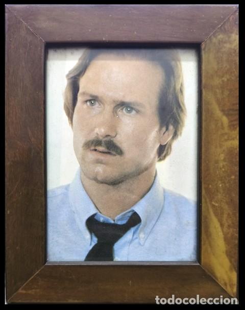 Cine: LAMINA ENMARCADA CON CRISTAL FOTOGRAFIA DEL ACTOR WILLIAM HART - CUADRO-1145