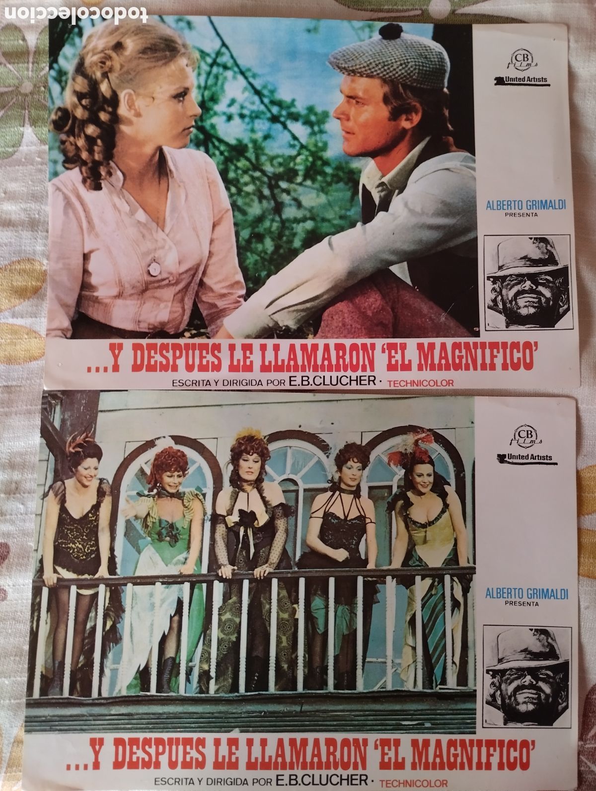 Cinema: 2 FOTOCROMOS - Y DESPU&Eacute;S LLAMARON AL MAGN&Iacute;FICO