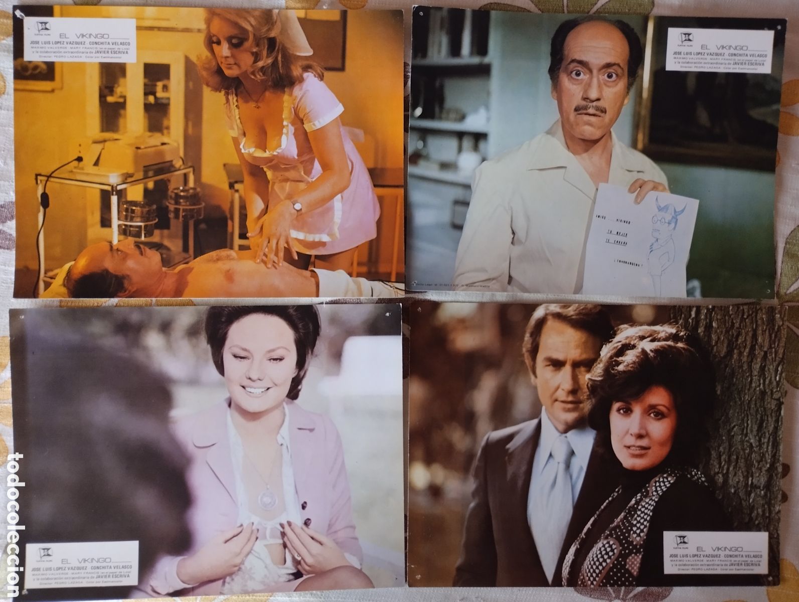 Cine: 12 FOTOCROMOS - EL VIKINGO - JOSE LUIS LOPEZ VAZQUEZ