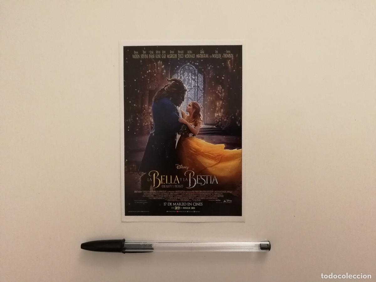Cine: FICHA COLECCIONABLE -10*15- LA BELLA Y LA BESTIA - WALT DISNEY - EMMA WATSON