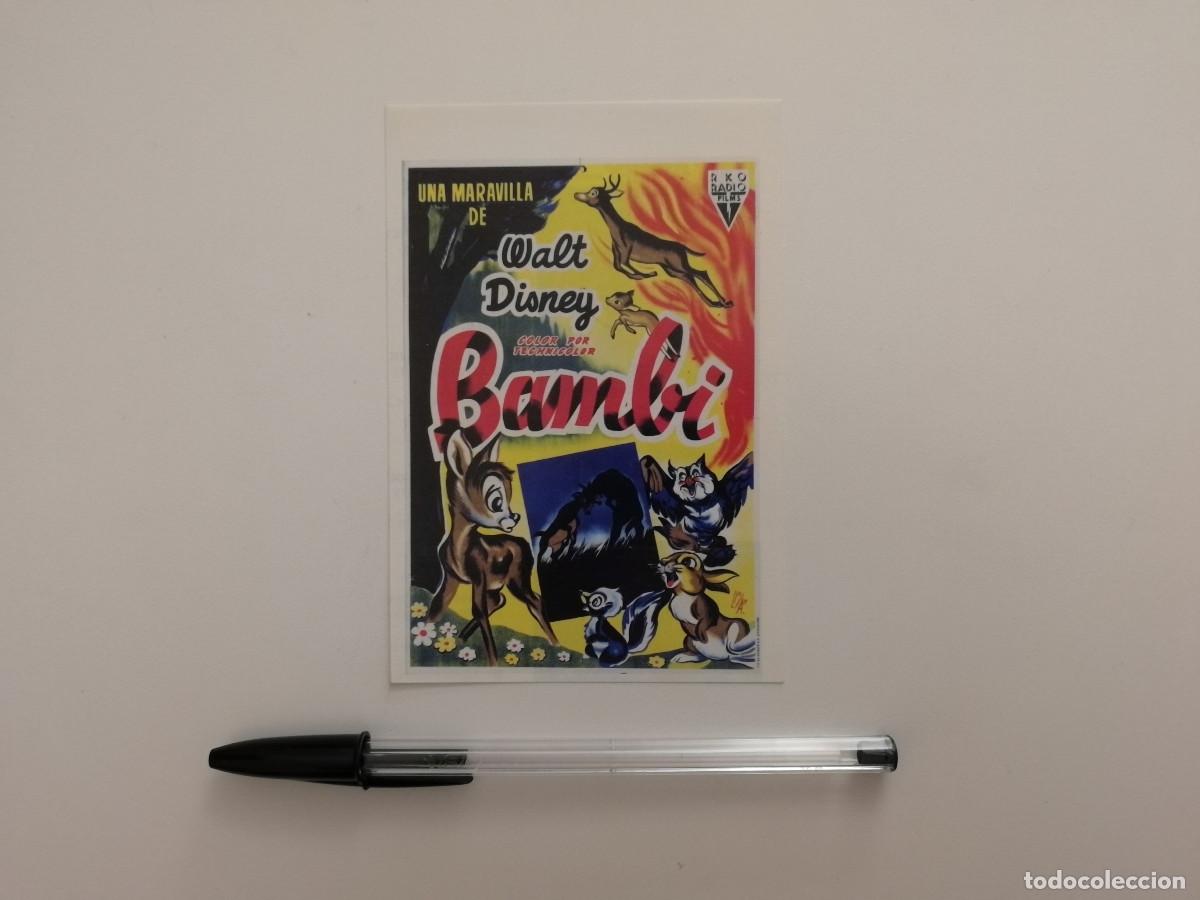 Cine: TARJETA ACARTONADA -9*13 - BAMBI - WALT DISNEY