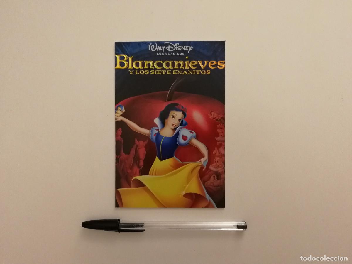 Cine: TARJETA ORIGINAL -10*15- Blancanieves y los siete enanitos - WALT DISNEY