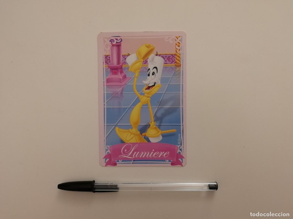 Cine: CARTA TARJETA ORIGINAL - LUMIERE LA BELLA Y LA BESTIA - WALT DISNEY