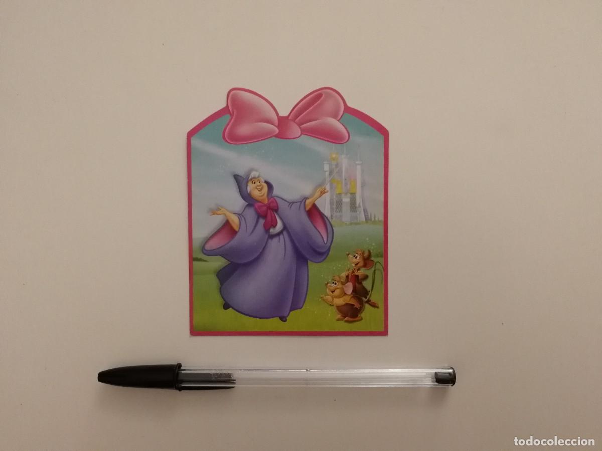 Cine: TARJETA ORIGINAL TROQUELADO - EL HADA MADRINA - LA CENICIENTA - WALT DISNEY