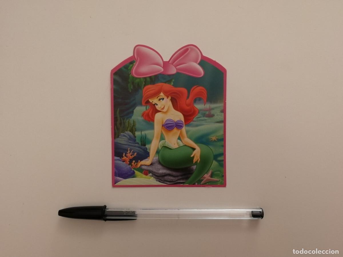 Cine: TARJETA ORIGINAL TROQUELADA - LA SIRENITA - LA CENICIENTA - WALT DISNEY