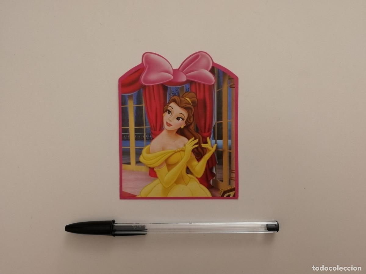 Cine: TARJETA ORIGINAL TROQUELADA - LA BELLA Y LA BESTIA - LA CENICIENTA - WALT DISNEY