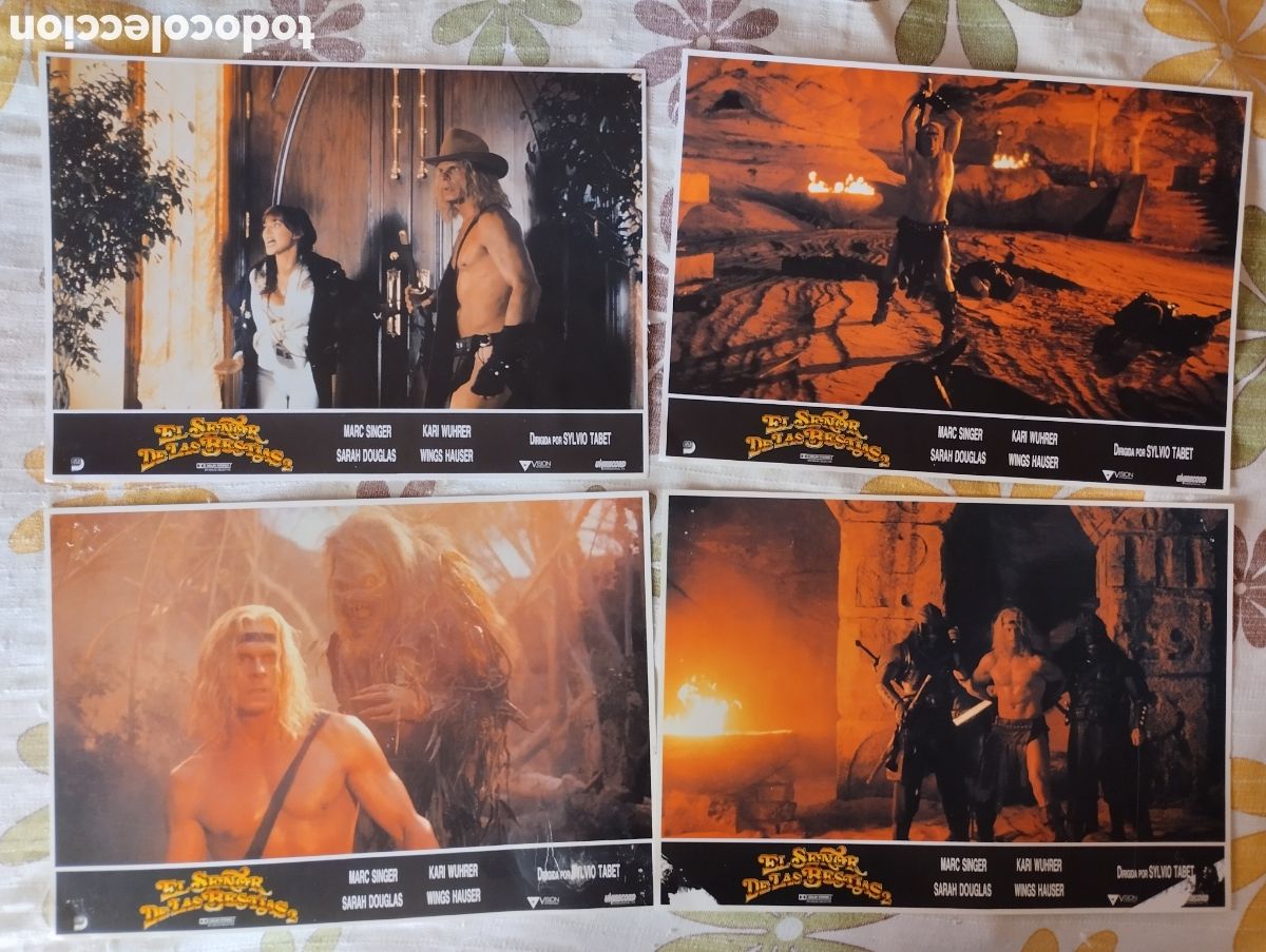 Cine: 12 FOTOCROMOS - EL SE&Ntilde;OR DE LAS BESTIAS 2 - SET COMPLETO