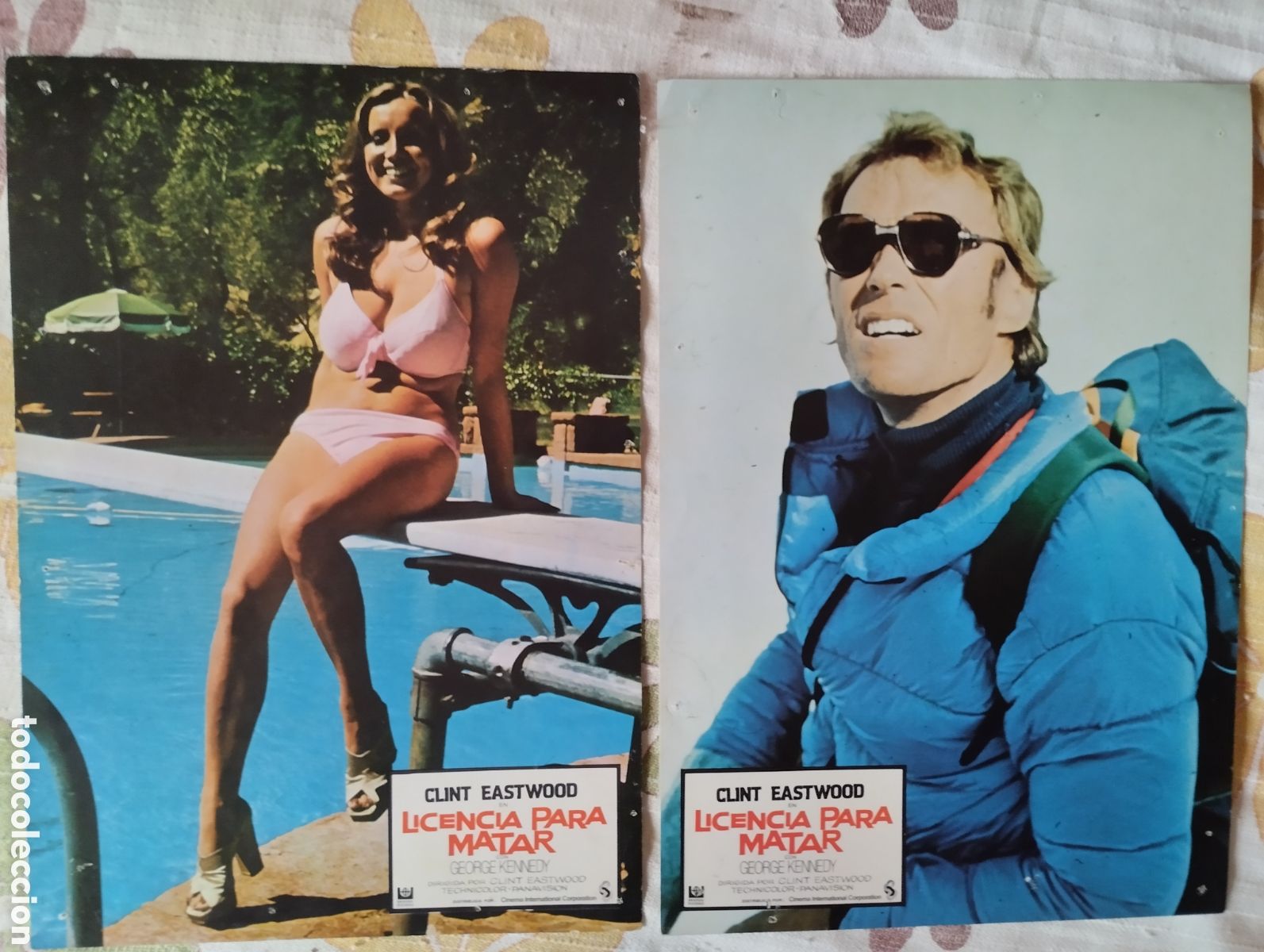 Cine: 4 FOTOCROMOS - LICENCIA PARA MATAR